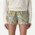 Patagonia W Barely Baggies Shorts FLOURISH: ABUNDANT BLUE