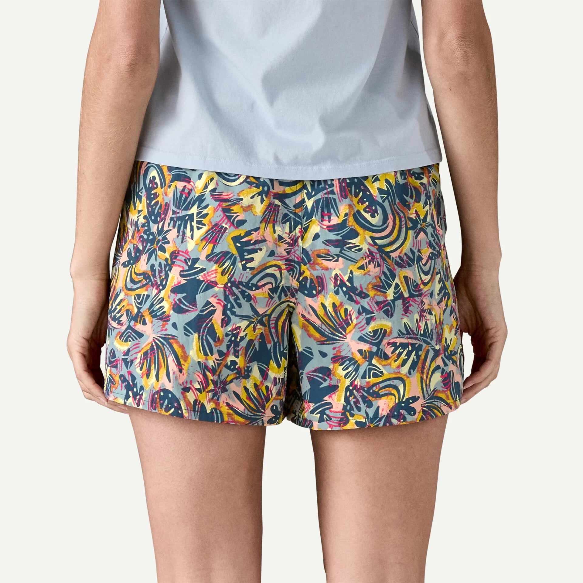 Patagonia W Baggies 5" Short WILD BOTANIST TIDAL TEAL