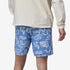 Patagonia M Funhoggers Shorts CHANNEL VESSEL BLUE