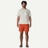 Patagonia M Baggies Lights 6" COAL ORANGE