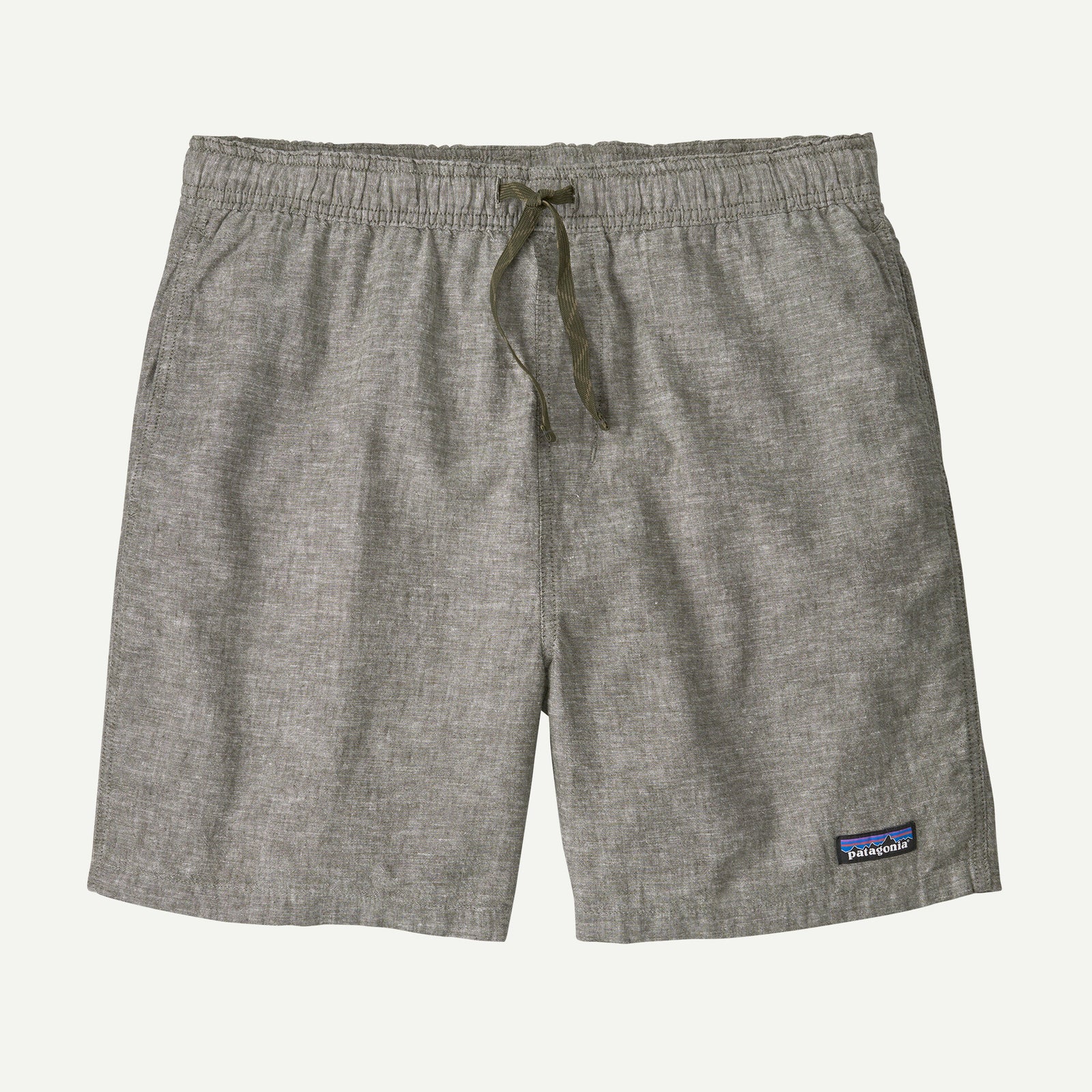 Patagonia M Baggies Naturals CHAMBRAY BASIN GREEN