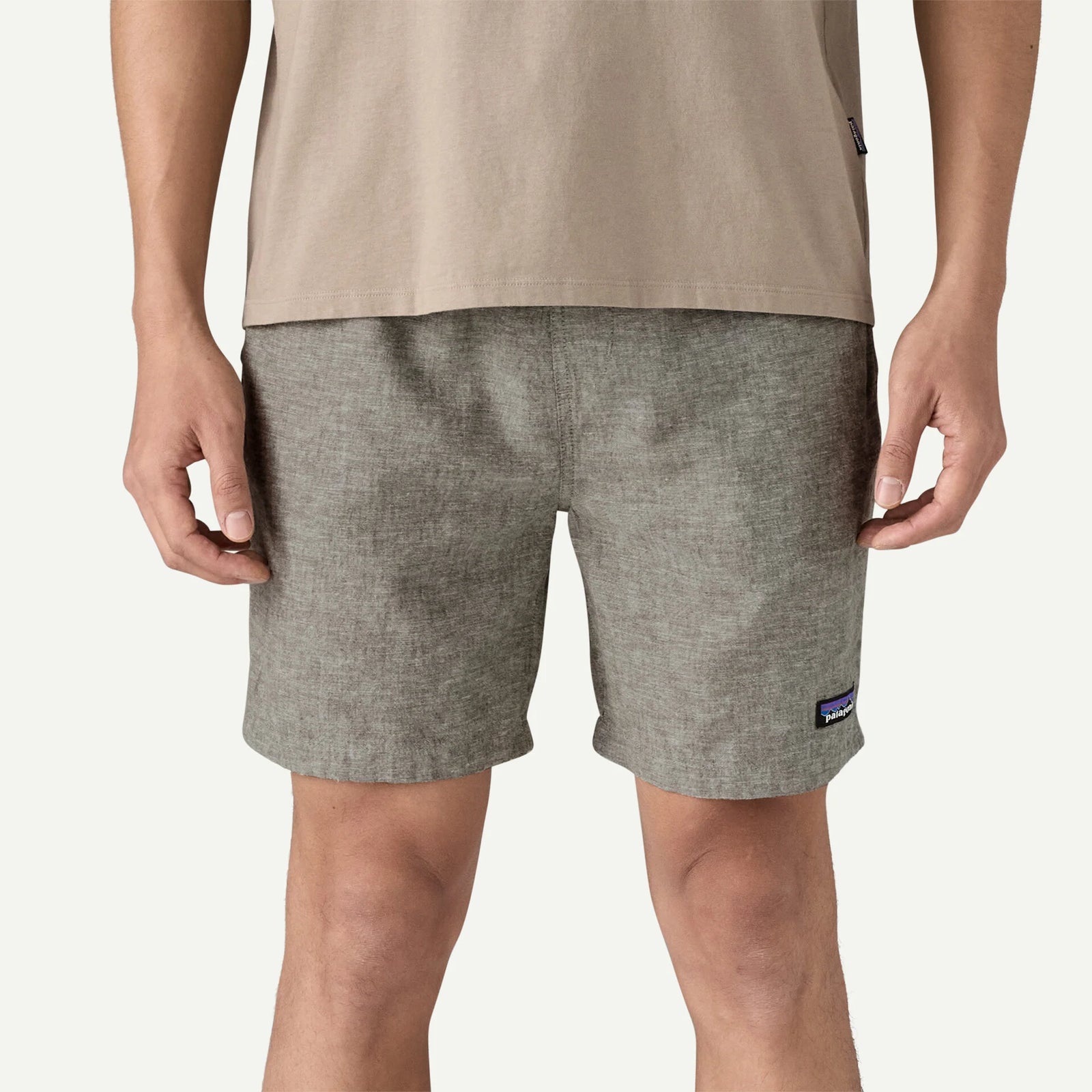 Patagonia M Baggies Naturals CHAMBRAY BASIN GREEN