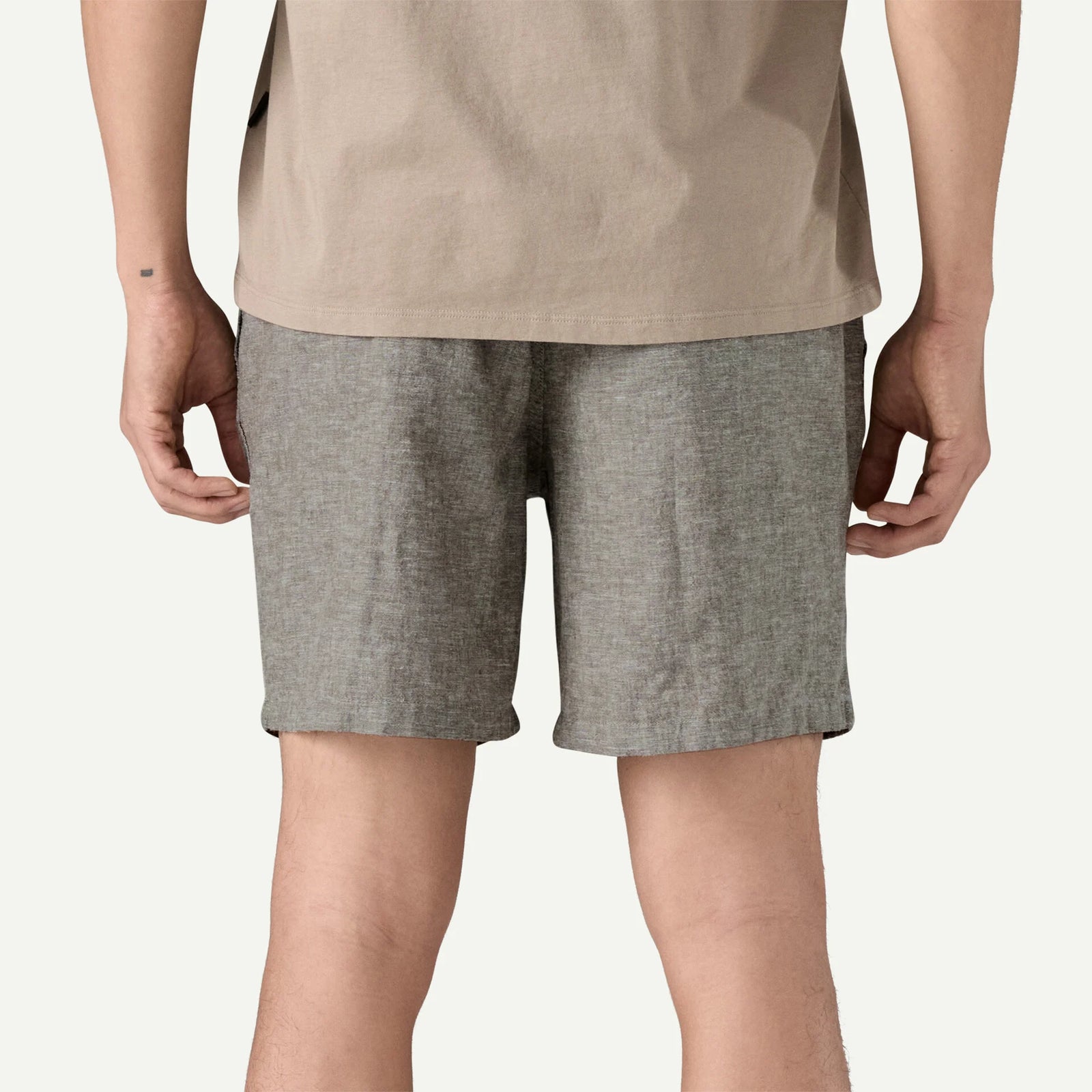 Patagonia M Baggies Naturals CHAMBRAY BASIN GREEN