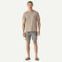 Patagonia M Baggies Naturals CHAMBRAY BASIN GREEN