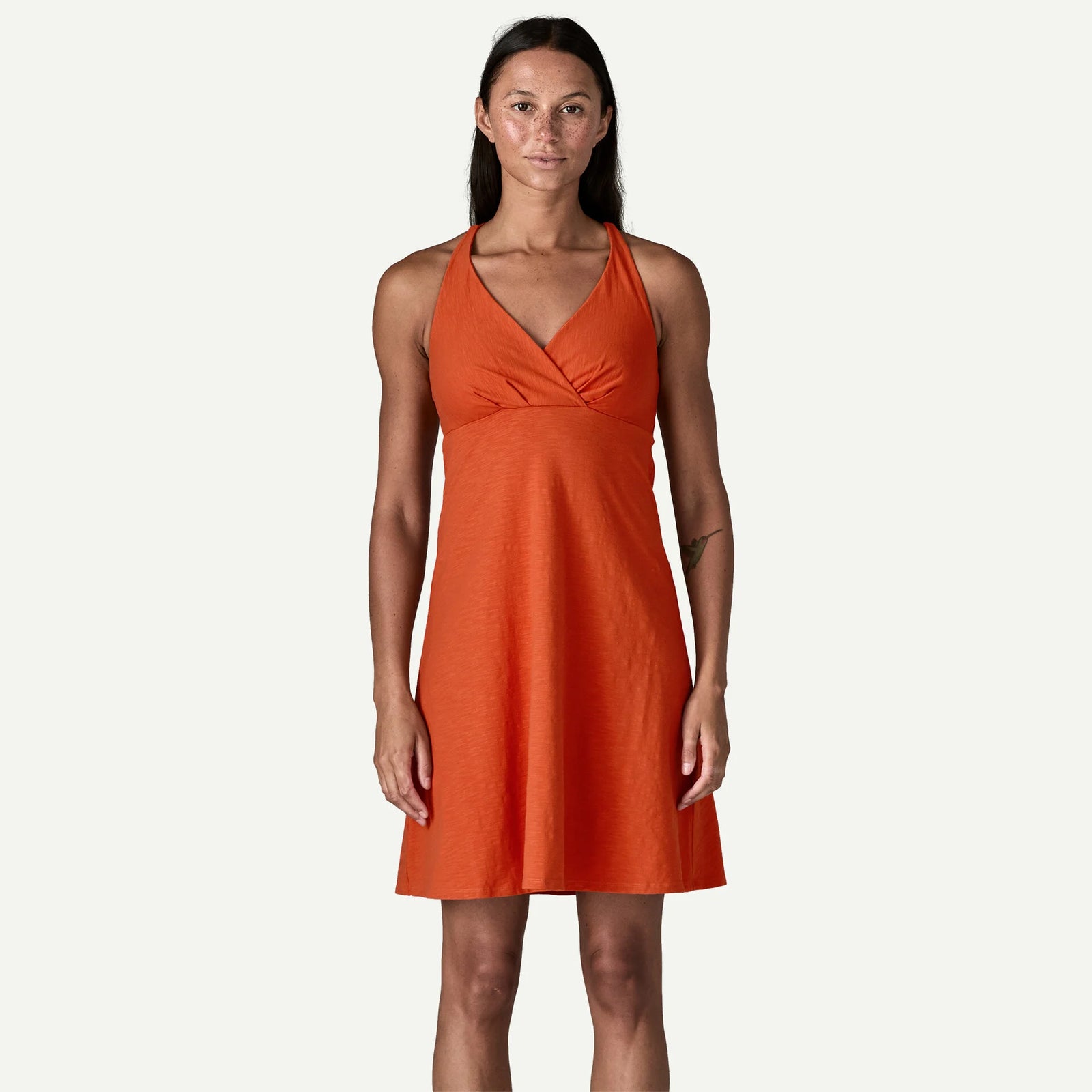 Patagonia W Amber Dawn Dress COAL ORANGE