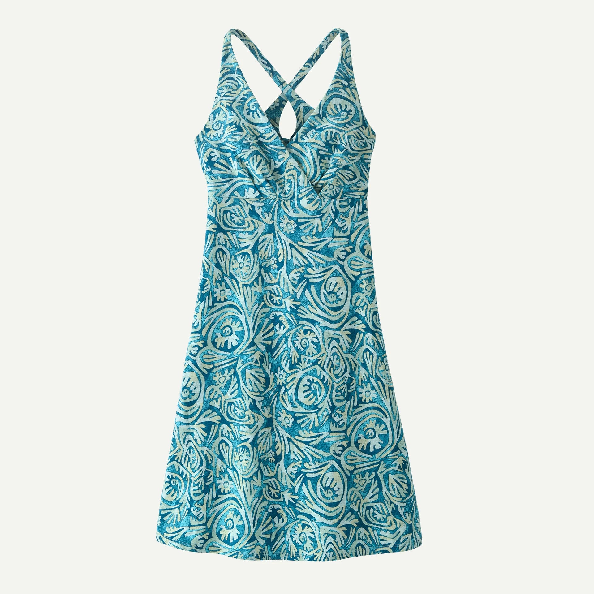 Patagonia W Amber Dawn Dress EARTHEN THIN ICE