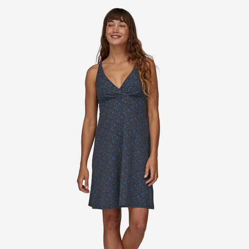 Patagonia W Amber Dawn Dress VERANO INK BLACK