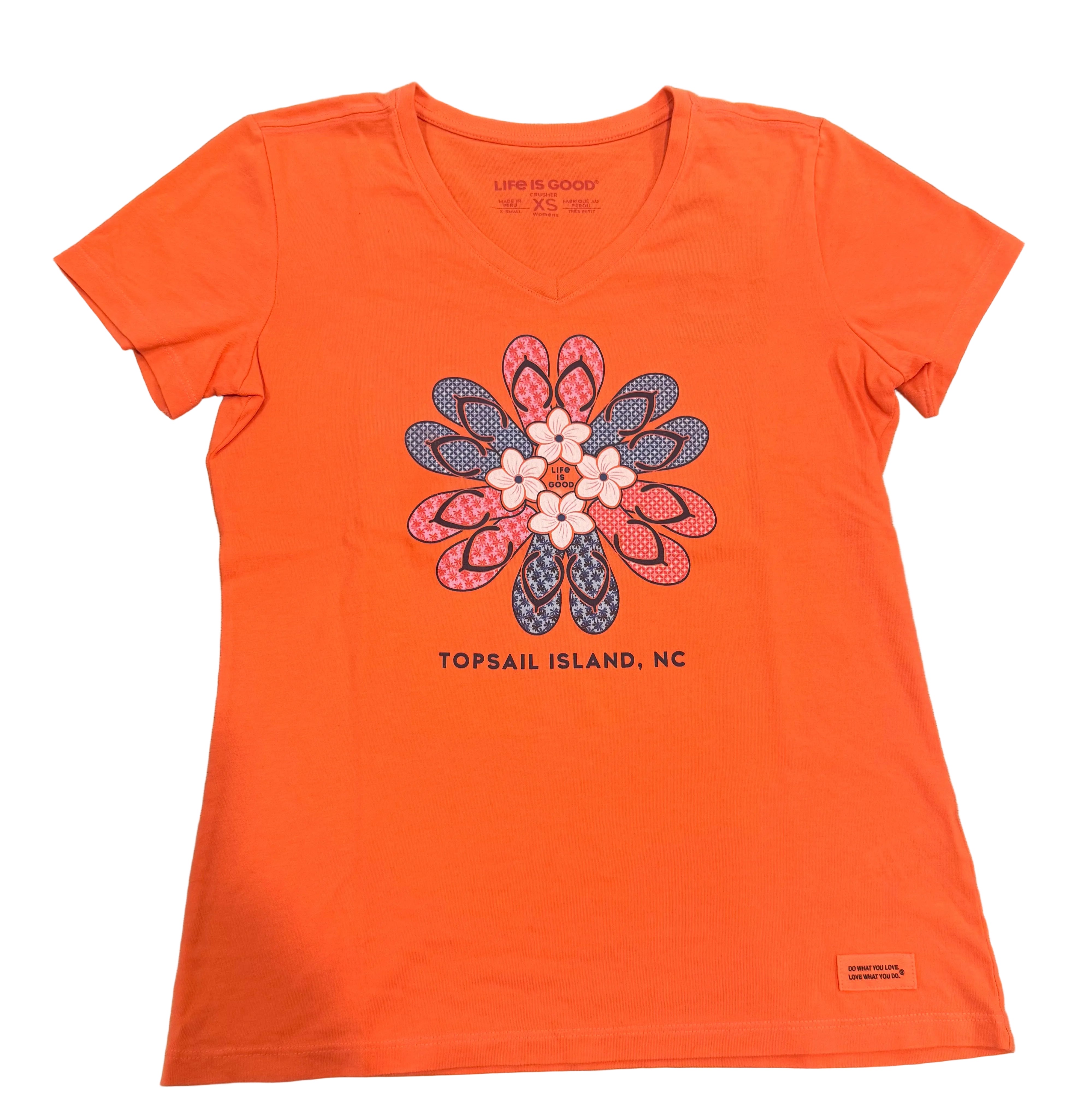 Life is Good W SS Crusher Vee Flip Flop MANGO