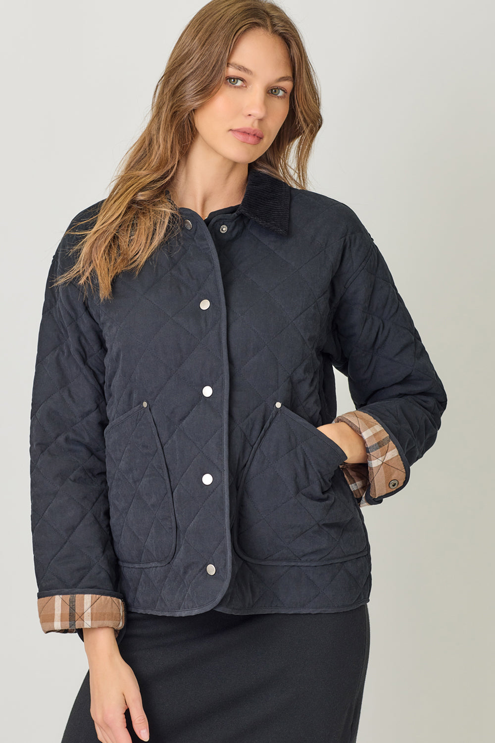 Mystree W Quilted Jacket BLACK