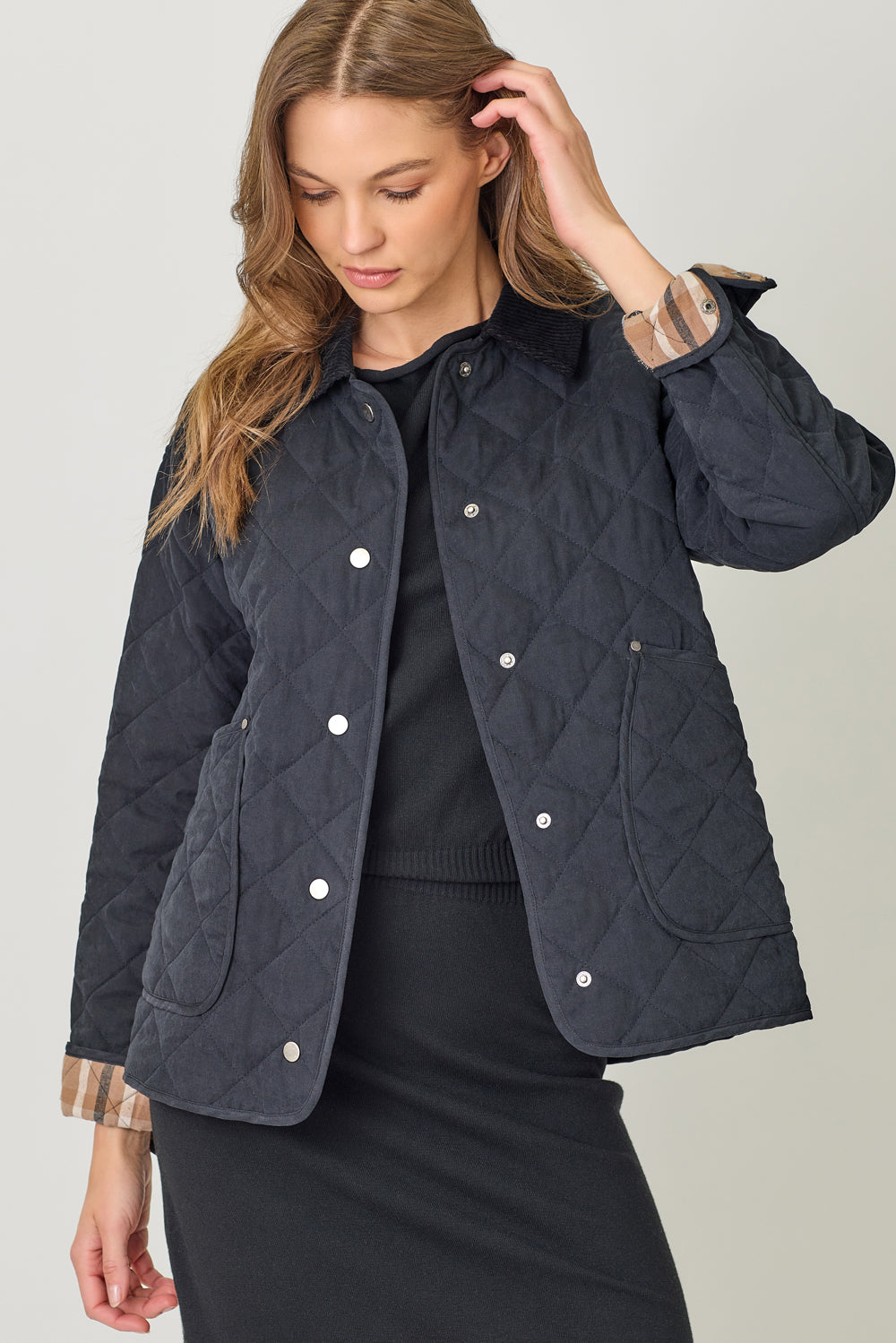 Mystree W Quilted Jacket BLACK