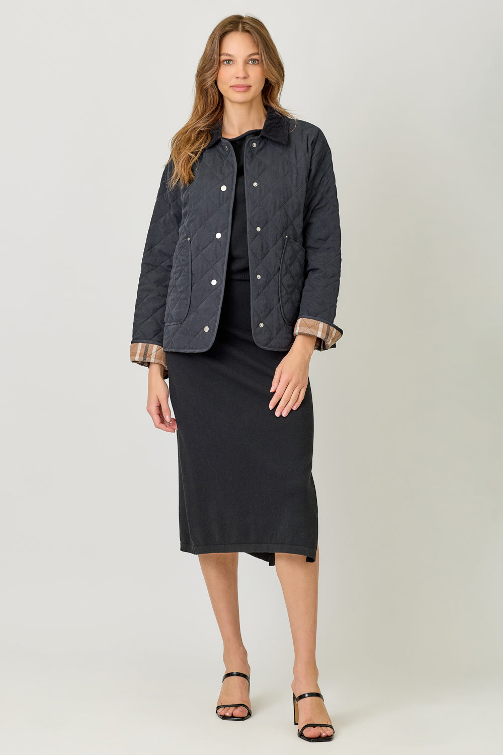 Mystree W Quilted Jacket BLACK