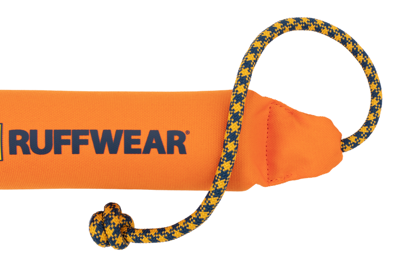 Ruffwear Lunker Floating Throw Toy TANGELO ORANGE