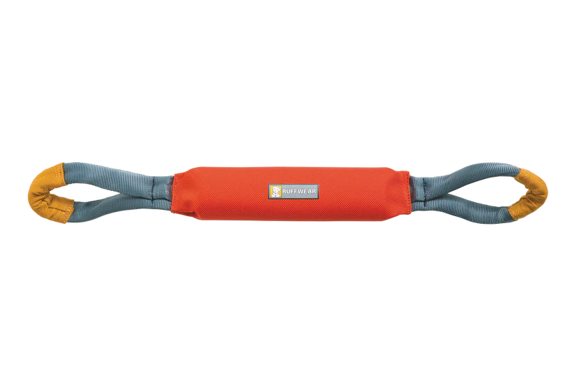 Ruffwear Pacific Loop Dog Tug Toy SOCKEYE RED