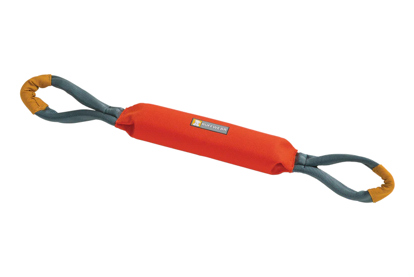 Ruffwear Pacific Loop Dog Tug Toy SOCKEYE RED