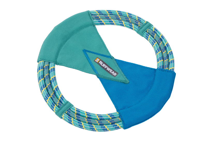 Ruffwear Pacific Ring Dog Rope Toy AURORA TEAL