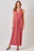 Mystree W Modal Rib Jumpsuit WASHED RED