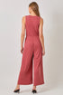 Mystree W Modal Rib Jumpsuit WASHED RED