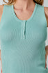 Mystree W Ribbed Sweater Tank SEAFOAM