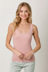 Mystree W Rib Tank BLUSH PINK