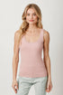 Mystree W Rib Tank BLUSH PINK