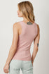 Mystree W Rib Tank BLUSH PINK