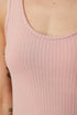 Mystree W Rib Tank BLUSH PINK