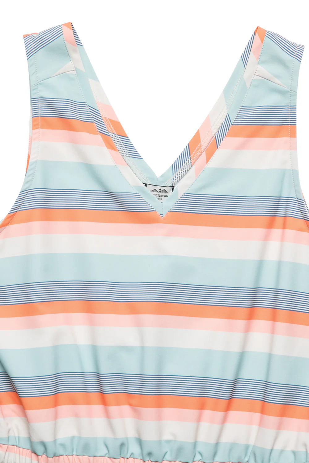 KAVU W Ensenada Dress COOL STRIPE