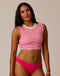 Carve Designs W Shoreline Top MELON STRIPE / CLOUD