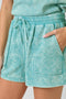 Mystree W Terry Short WASHED EMERALD