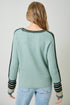 Mystree W Raglan Sweater SEAFOAM