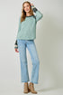 Mystree W Raglan Sweater SEAFOAM