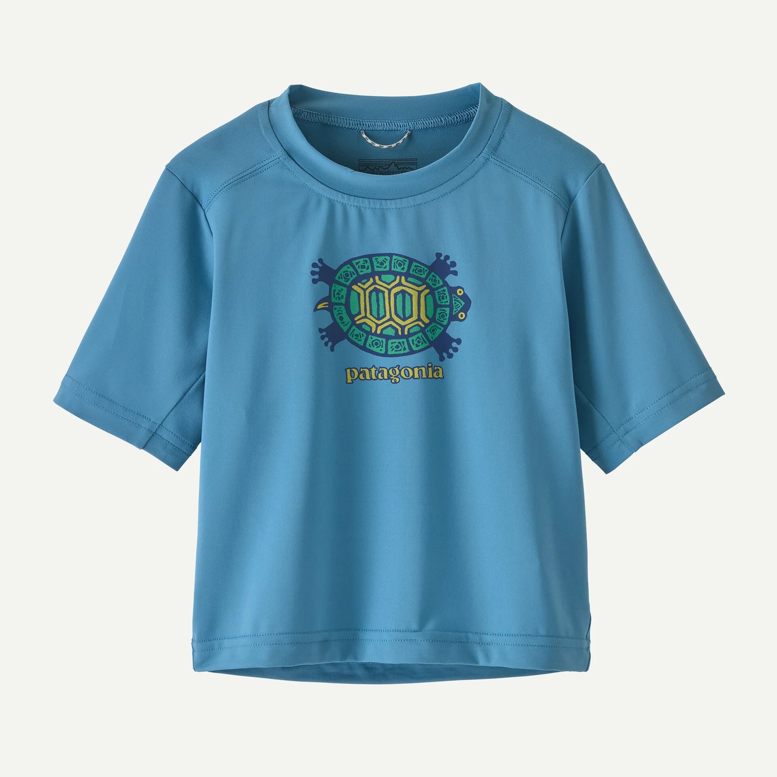 Patagonia Baby SS Cap Tee ISLAND TURTLE SHORE BLUE