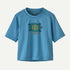 Patagonia Baby SS Cap Tee ISLAND TURTLE SHORE BLUE