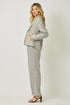 Mystree W Striped Trouser LATTE