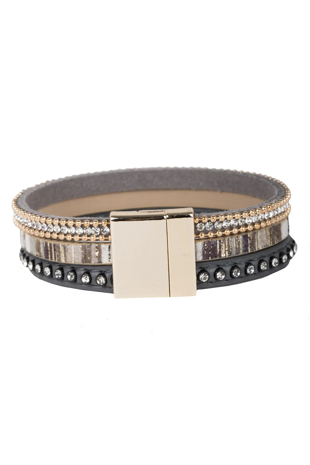 SAACHI Bonaire Studded Bracelet GREY