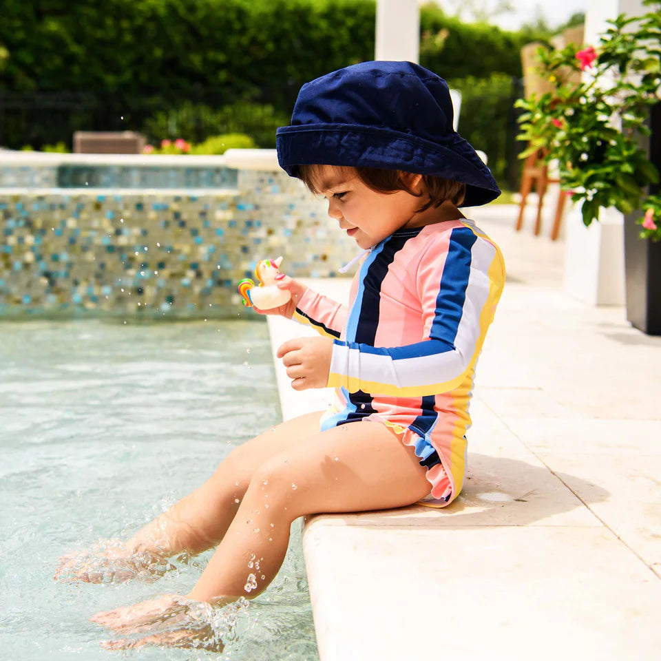 Snapperrock Woven Bucket Hat NAVY