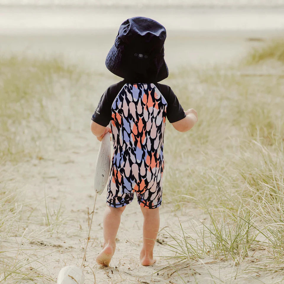 Snapperrock Woven Bucket Hat NAVY