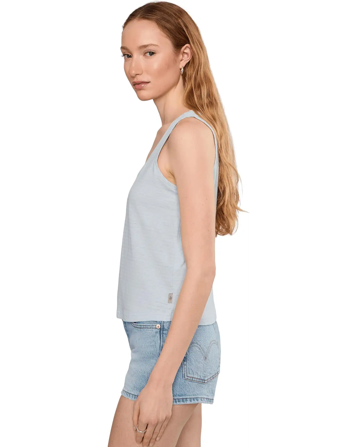 Royal Robbins W Vacationer Boxy Tank SKYWAY STRIPE