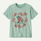 Patagonia Kid's SS Graphic Tee RIVERBLOOM THIN ICE
