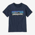 Patagonia Kid's SS P-6 Logo Tee NEW NAVY