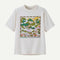 Patagonia Kids SS Cap Tee TRAILSEEKERS WHITE