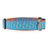 Preston Dog Collar Seagulls TURQUOISE/ORANGE