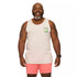 Chubbies M Tank THE GATORGLADE LIGHT PASTEL GREY HEATHER