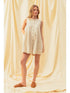 Miou Muse W Pleated Front Romper OATMEAL