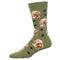 Socksmith M Who's A Good Boy GREEN HEATHER