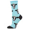 Socksmith W Wow Cow BLUE HEATHER