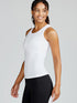 Tasc W MicroLuxe Rib Tank WHITE
