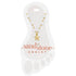 Sand & Stone Anklet Starfish & Pearls GOLD