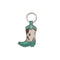 ili New York Boot Key Fob TURQUOISE/HAIRCALF
