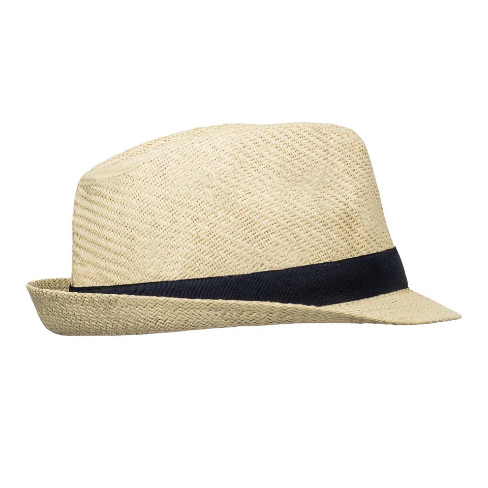Snapperrock Kids Trim Fedora NAVY/NATURAL